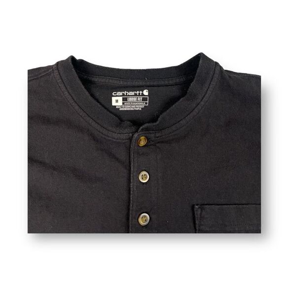 Carhartt Loose Fit Button Front T Shirt Size Medium - Picture 4 of 5
